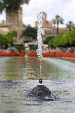 Spaanse fontein, Córdoba van Lisette Tegelberg - Zegwaard
