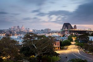 Sydney - Lever du soleil avec le Harbour Bridge