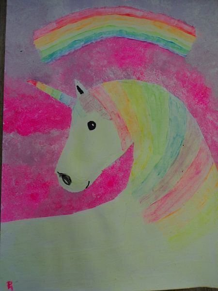 Rainbow unicorn by Pauline Hein