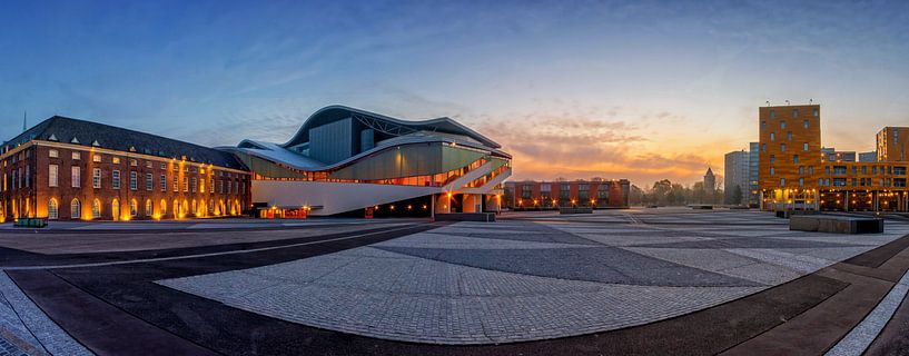 The Chassé Theater at sunrise by Martijn