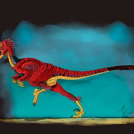 STK600001P-Deinonychus dinosaur. by Stocktrek Images