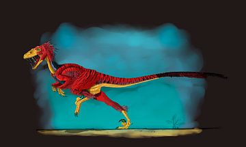 STK600001P-Deinonychus dinosaur.