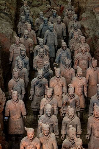 Het Terracottaleger van Xian in China