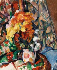 De bloemenvaas, Paul Cézanne (ca. 1896–1898) van Atelier Liesjes