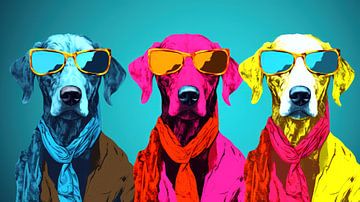 Warhol : les labradors sous les feux de la rampe sur ByNoukk