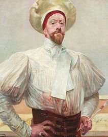 Self-portrait in White Dress, Jacek Malczewski