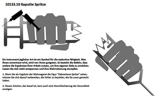 Gebroken injectiespuit 10133.10