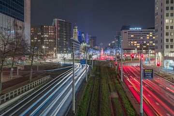 Het Hofplein in Rotterdam in beweging van MS Fotografie | Marc van der Stelt