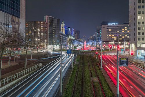 Het Hofplein in Rotterdam in beweging