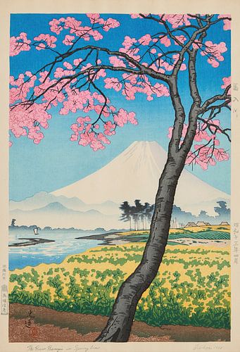 De rivier Banyu in de lente, Tsuchiya Kōitsu