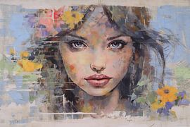 Lucy | Modern Portrait Collage