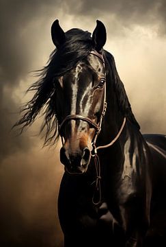 Portret van een paard van fernlichtsicht