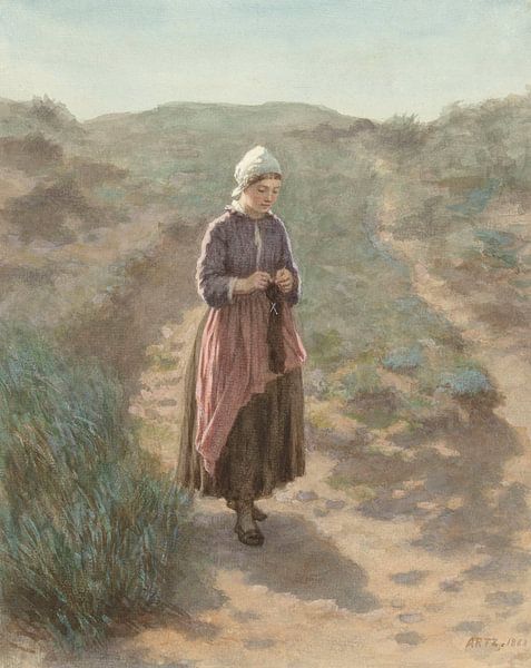 In den Dünen von Zandvoort, David Adolph Constant Artz von Meisterhafte Meister