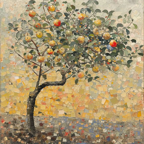 Fruit Tree Painting | Colors of the Fruitful Tree by Eye catching paintings