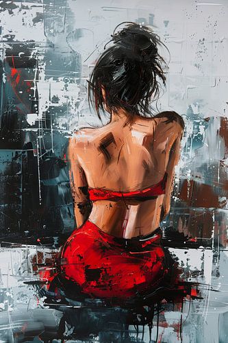 schilderachtig vrouwelijk portret