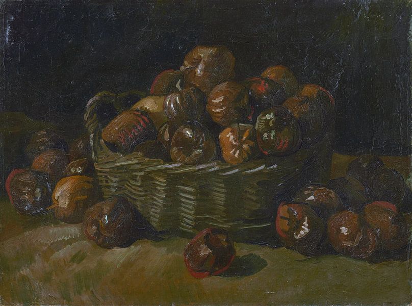 Vincent van Gogh, Korb mit Äpfeln von 1000 Schilderijen