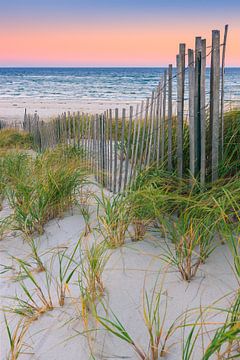 Zonsopkomst op het strand, Cape Cod, Massachusetts van Henk Meijer Photography