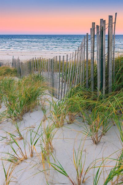 Sonnenaufgang am Strand, Cape Cod, Massachusetts von Henk Meijer Photography