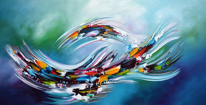 Abstract  Ligt van Gena Theheartofart