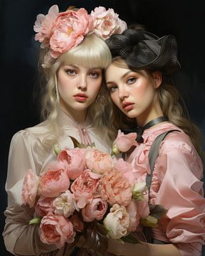 Girls who love pink by Carla Van Iersel