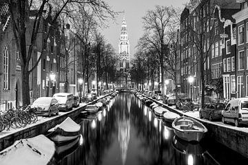 Typical Dutch Canal - Amsterdam von Leon Weggelaar