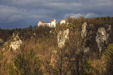 Kasteel Wildenstein bij Leibertingen in het natuurpark Opper-Donau van BlattArt - Christine Horn