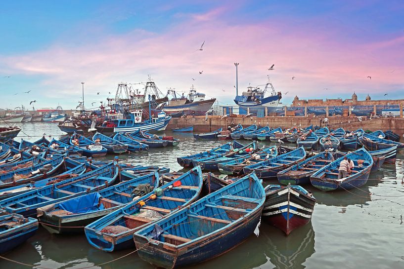 Essaouira port in Morocco at sunset in Africa by Eye on You