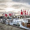 Vissersboot op Fehmarn van Werner Reins