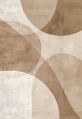 Œuvre d'art abstraite et douce