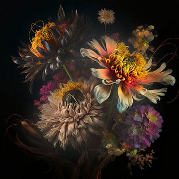Blumen der irdischen Genüsse von Sven van der Wal