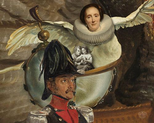 Familie in een nautilusschelp