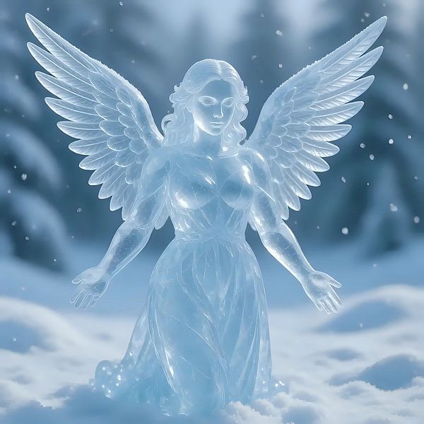 Gardien du ciel en glace claire par Jean Pierre