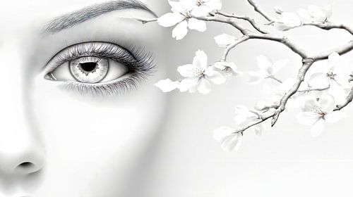 Branche de fleurs de cerisier