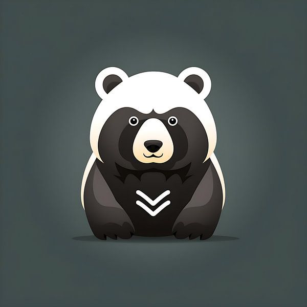 Vector image Bear by PixelPrestige