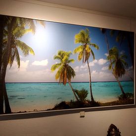Customer photo: Amuri, Aitutaki - Cook Islands by Van Oostrum Photography, on canvas