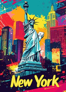 Statue of Liberty Pop Explosion by Art Kingdom