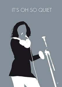 No187 MY Bjork Minimal Music poster van Chungkong Art