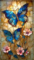 Symphonie de papillons en verre