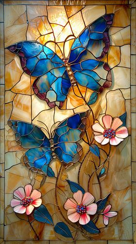 Vlinder Symfonie in glas