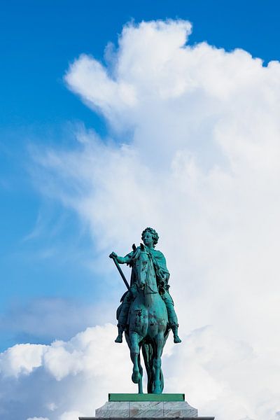 Statue in der Stadt Kopenhagen, Dänemark van Rico Ködder
