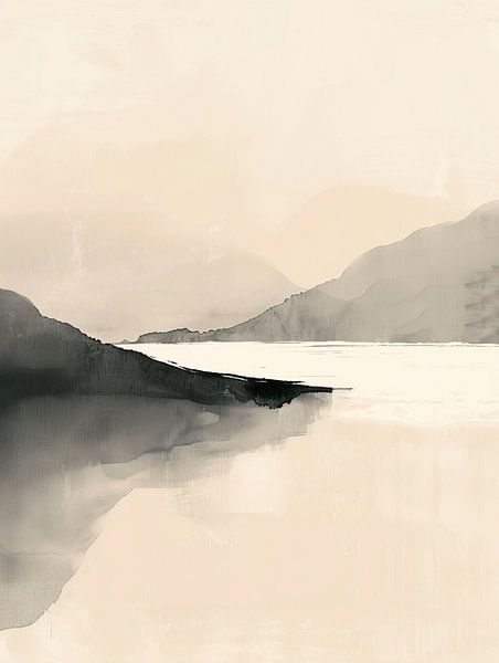 Landschaft minimalistisch von Moderne Kollektion