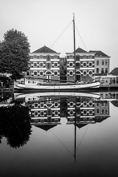 Gouda. Le port du musée