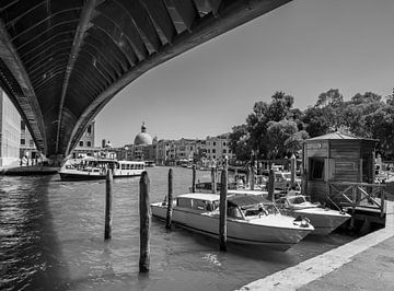 Vue de la ville portuaire de Venise Monochrome sur Animaflora PicsStock