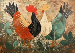 Peinture de poulet | Vintage Farmline Essence