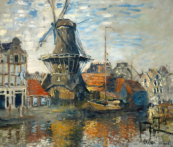 Windmill by the Harbor