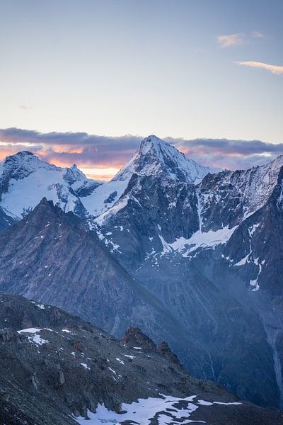 Dent Blanche at sunrise by Joep van de Zandt