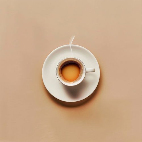 Minimalistisch koffiegenot