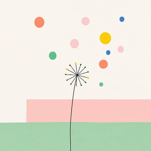 Dot Blossom | Abstract Spring Dream by Karina Brouwer