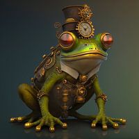 Steampunk kikker
