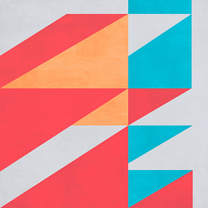 Geometrisches Muster mit Dreiecken 4